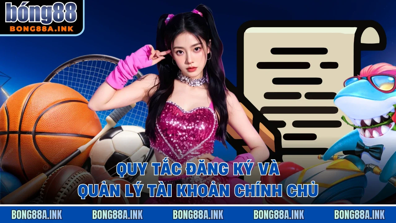 Quy tắc đăng ký và quản lý tài khoản chính chủ